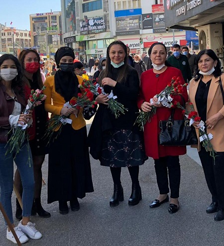 Antalta MHP 8 Mart (2020)Dünya  Emekçi Kadınlar Günü Basın Açıklamasıdır.