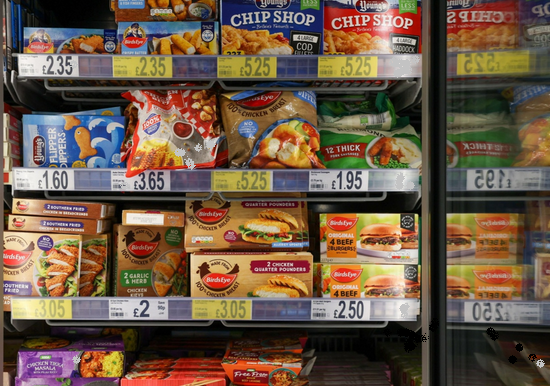 İngiltere'de geçen ay gıda fiyatlarında artış yüzde 19.2 oldu.