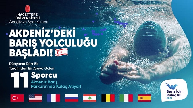 Yabancı ve Milli Yüzücüler Akdeniz’de Barış ve Doğa için Yüzüyor!.