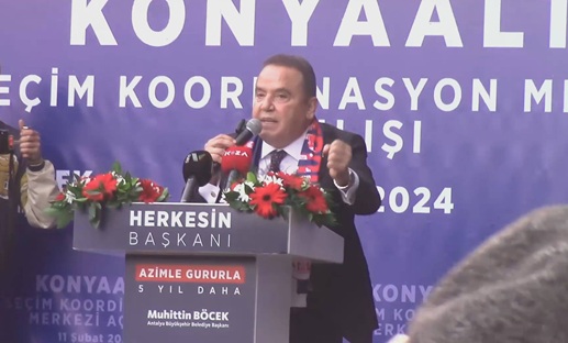  Antalya Belediye Başkanı Muhittin Böcek görevden uzaklaştırıldı.