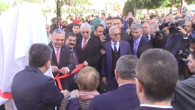 Şehit Emniyet Müdürü Ali Gaffar Okkan'ın ismini taşıyan parkın açılışı