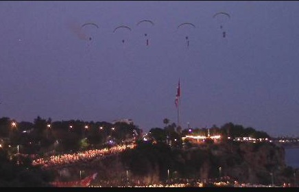 19 Mayıs Antalya'da, fener alayı