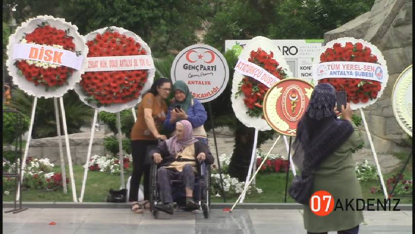 Antalya'da 19 Mayıs Atatürk'ü Anma, Gençlik ve Spor Bayramı Kutlandı.