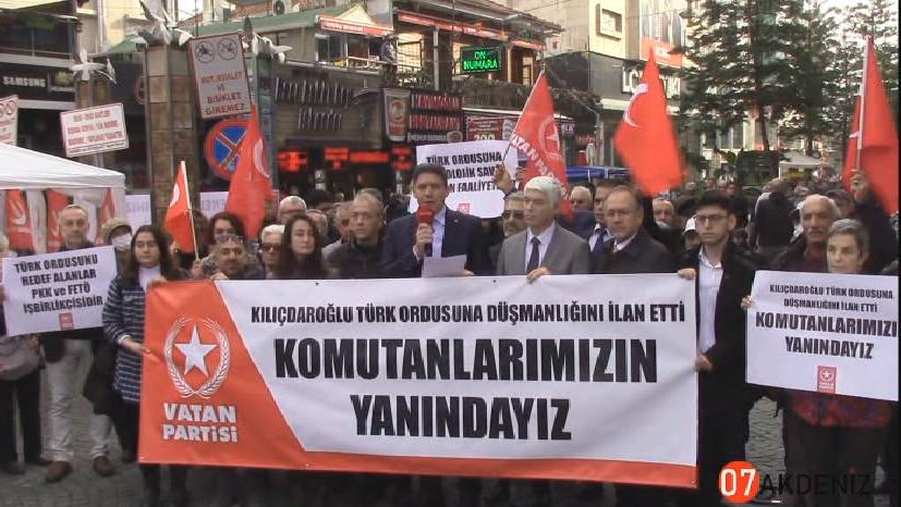 Yeniden Refah Partisi ve Vatan Partisi  Antalya Kapalıyol 14.01.2023