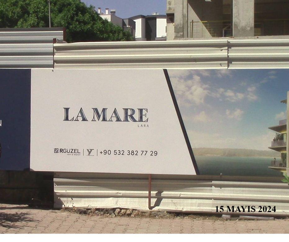 İnşaatı devam eden La Mare binası olarak bilinen yapıya soruşturma izni 